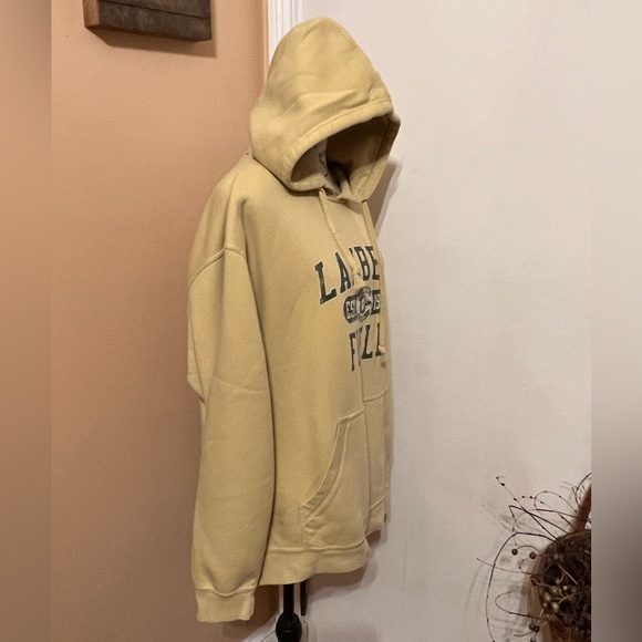 ‼️SOLD‼️ PACKERS Hoodie- LAMBEAU FIELD -in Gold/Green- Unisex- XXL 🏈 - Picture 13 of 16